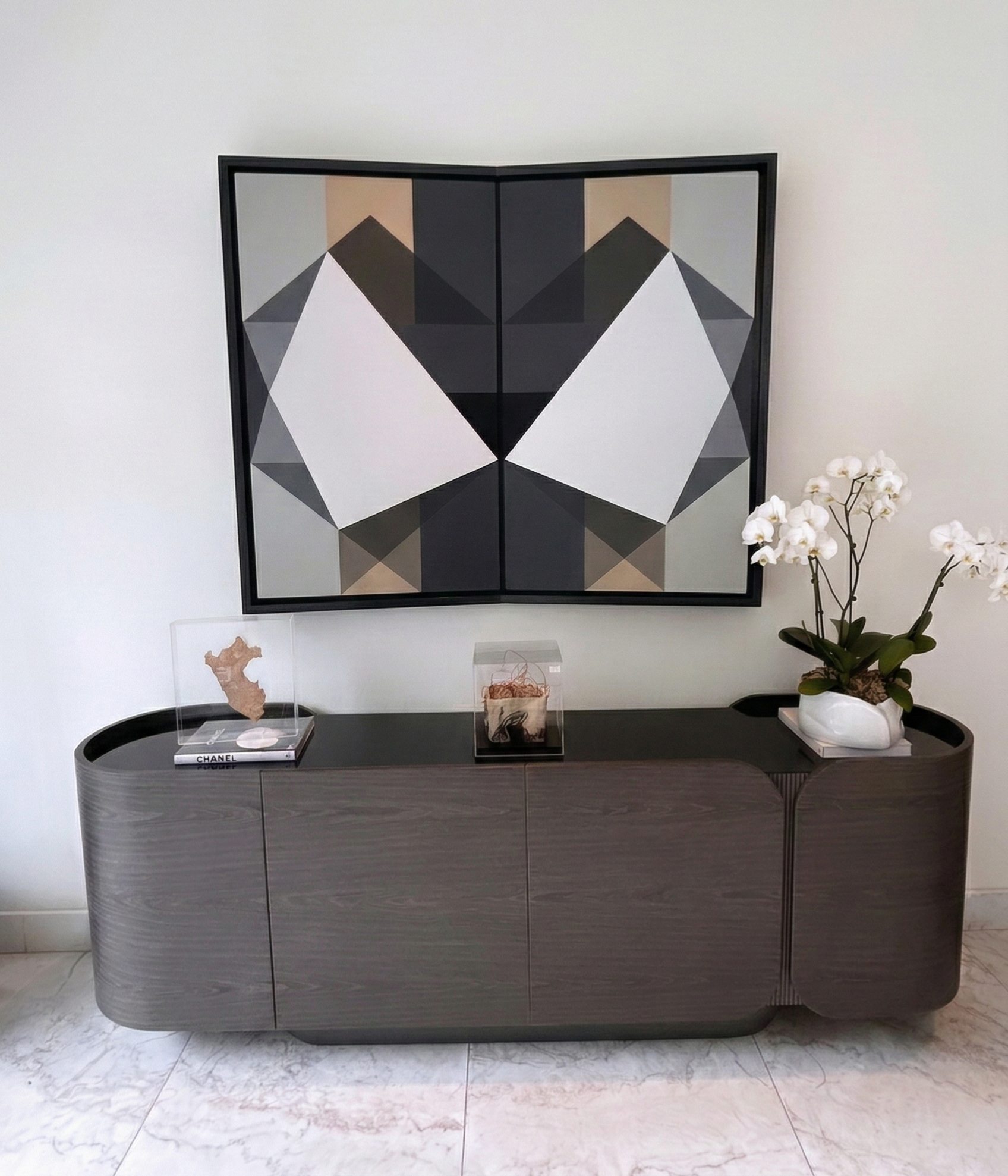 Colección Rubik - Negro en ambiente